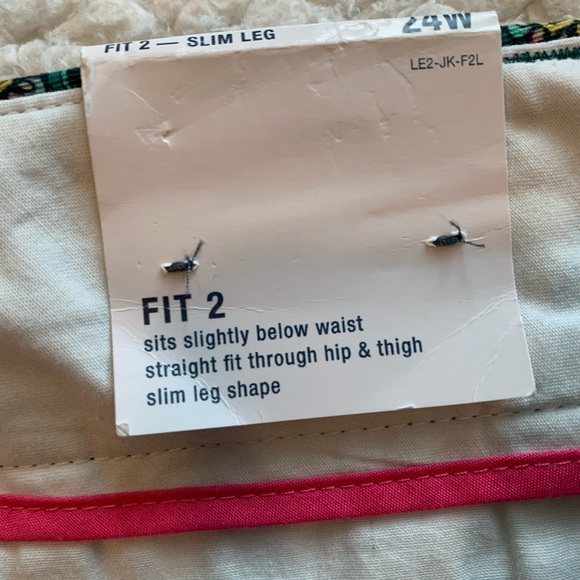 Land’s End Dark Academy Pants Green 14W New - Picture 5 of 9